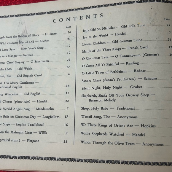 1945 John W Schaum Vintage Christmas Album Piano Book - Picture 7 of 8